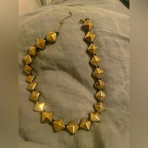 Gold beaded necklace
